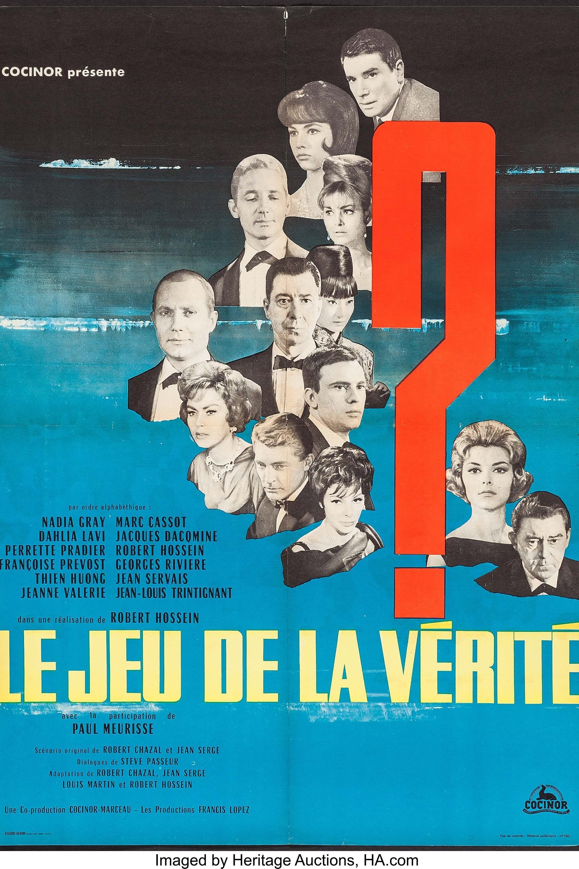 Постер Le Jeu de la vérité